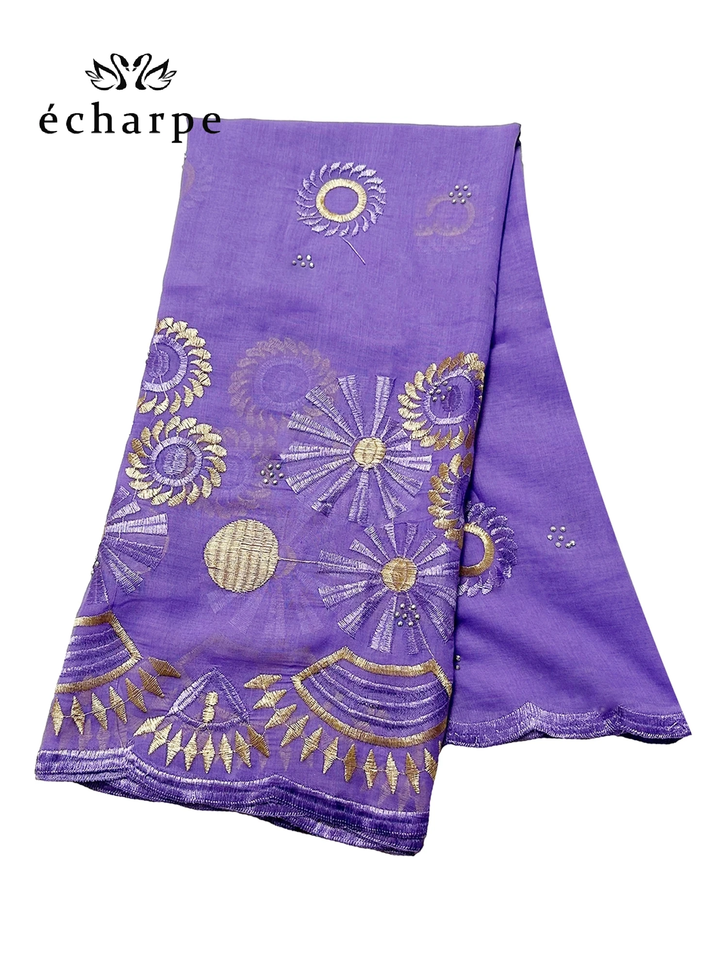 Nouveau dubaï Hijab châles écharpe pour femmes musulmanes africain coton Hijab islamique Hijab Pashmina Turban foulard broderie châles