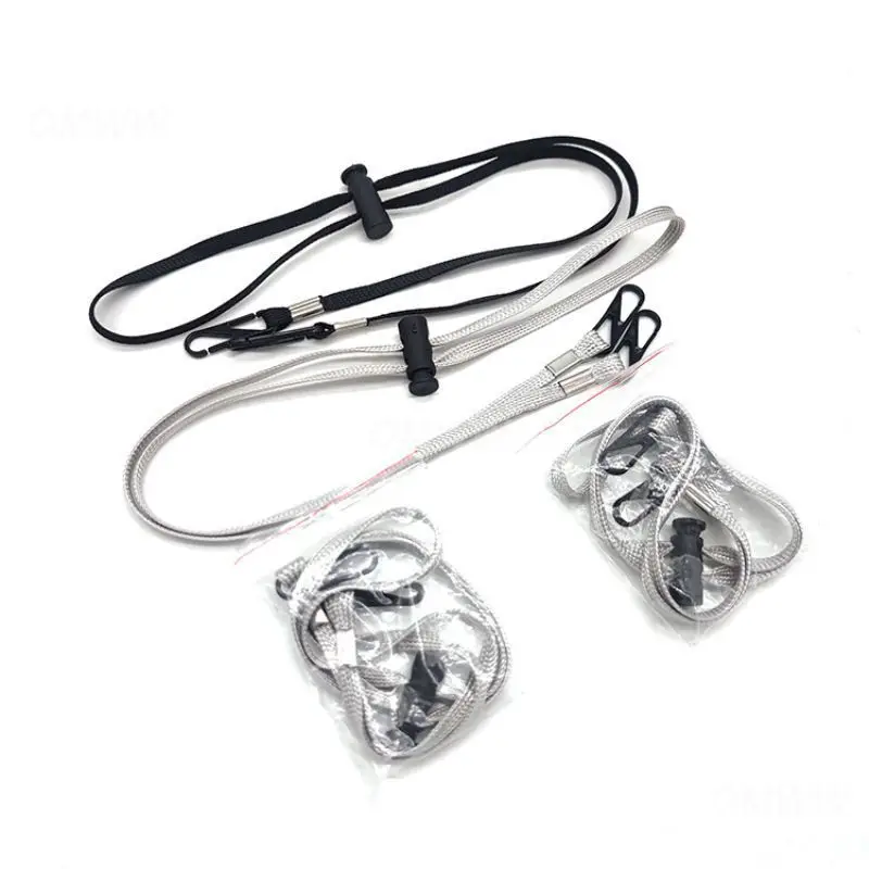 Mask Hanging Rope Face Mask Lanyard Mask Holder Adjustable Traceless Ear Hanging Rope Two Hooks