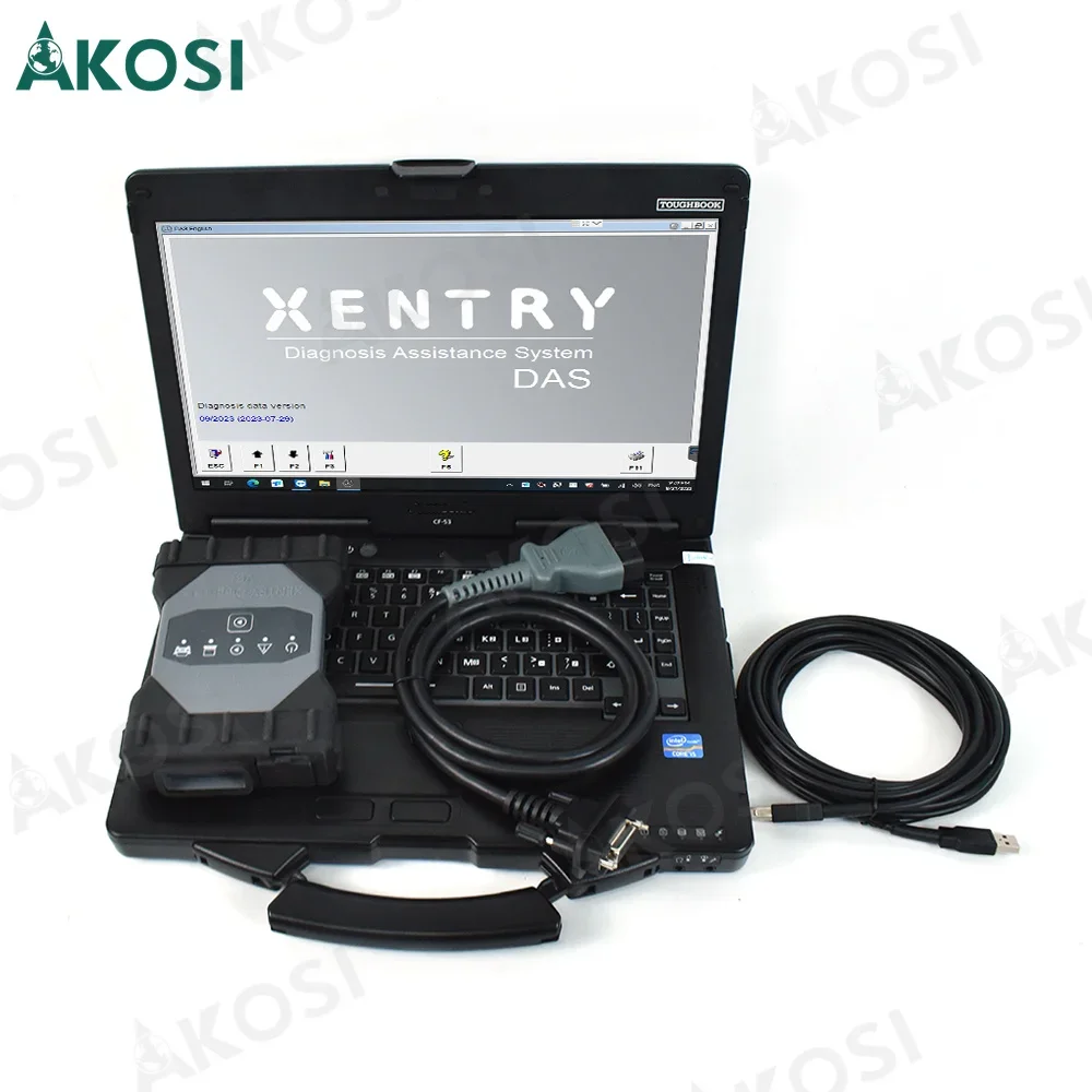 For OEM MB SD C6 Diagnostic Tool with CF53 laptop Xentry 2025 Software for Merc-edes Benz Car diagnostic tool