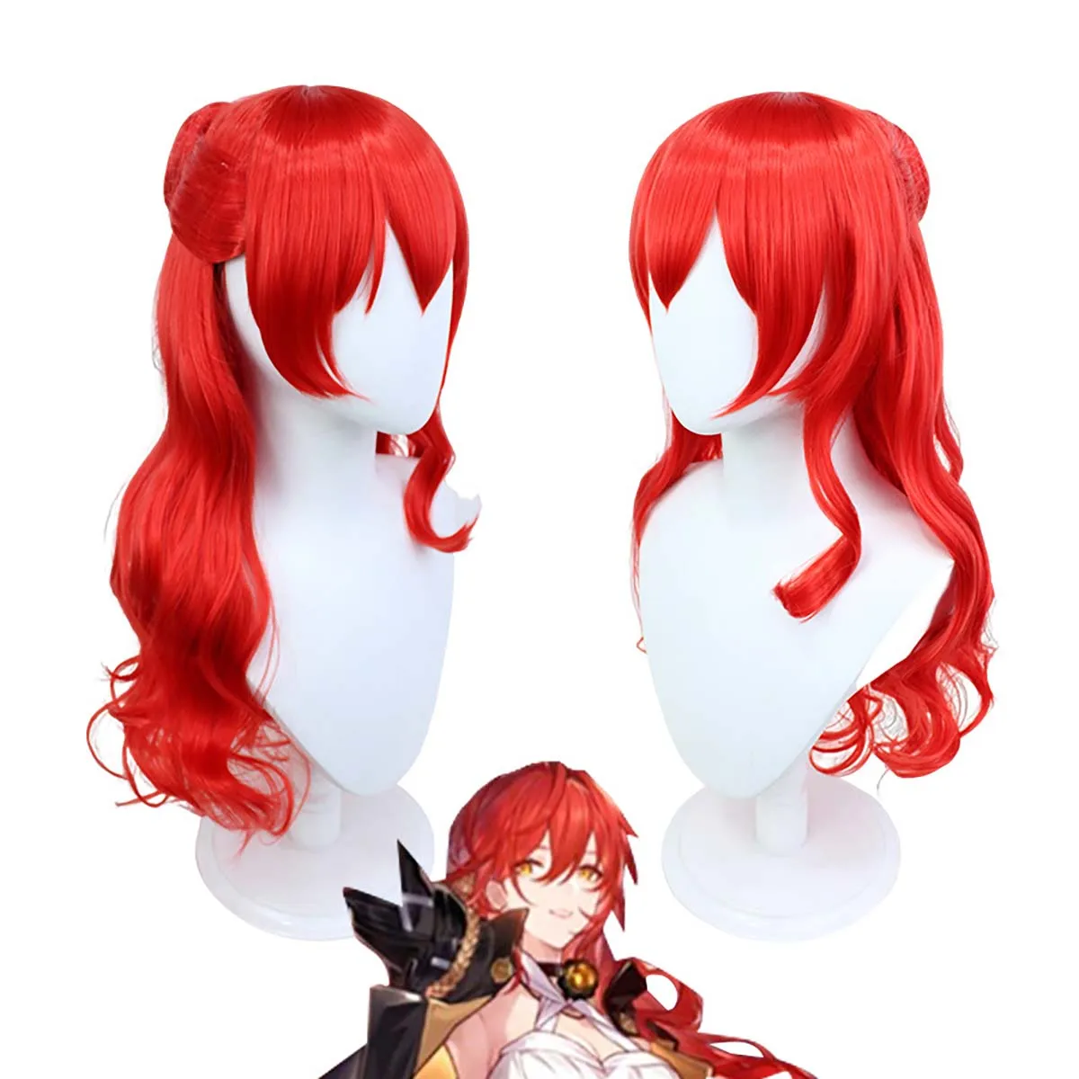 Comic Con Party Animation Prop Game Honkai Star Rail Murata Himeko Cosplay Wig