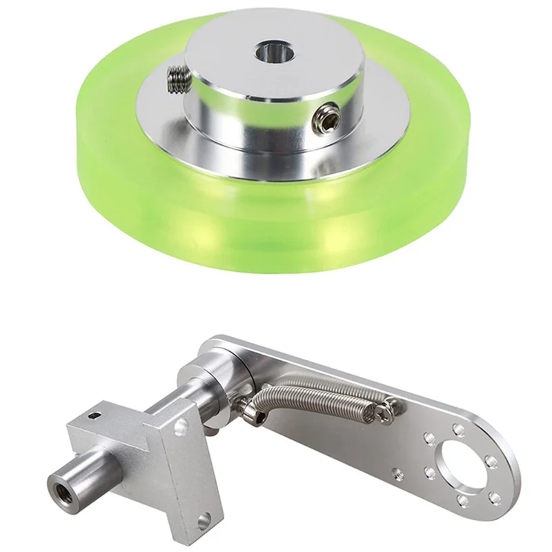 

200mm Aluminum Polyurethane Industrial Encoder Wheel Measuring Wheel with Type 20mm Aluminum Encoder Mounting Bracket