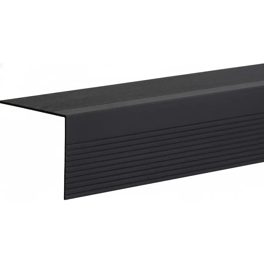 

Накладка на ступень, защита края ступени, 48 дюймов, профиль для ступеней, темно-бронзовый анодированный черный, доступны другие варианты