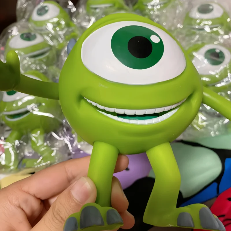 Em estoque original monsters inc michael wazowski figura de ação brinquedo colecionável decoração de mesa ornamento presente de aniversário