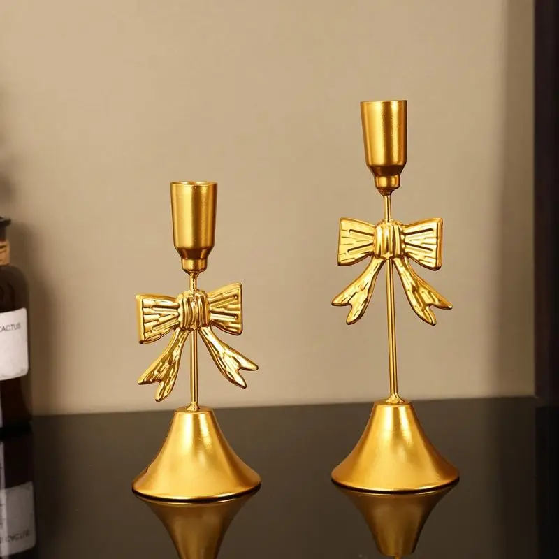 Metal Candle Holder For Table Centerpiece Votive Candlestick Holder Dinner Table,Living Room, Use Candle-stick Decent Gift