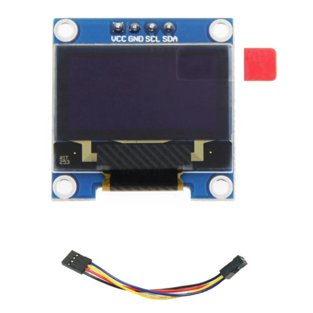A73T For Raspberry Pi 0.96 Inch OLED I2C SSD 4Pin Module SSD1306 LCD Screen Display CPU Temperature for Arduino STM32