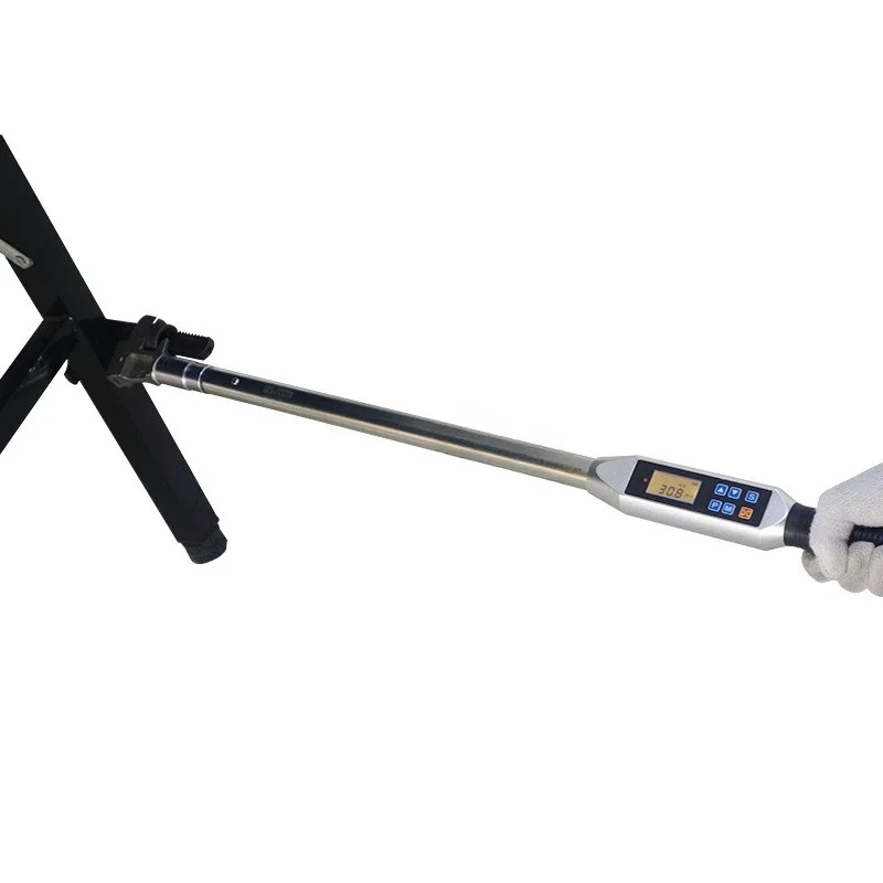 Digital display kilogram force detection wrench with adjusting torque