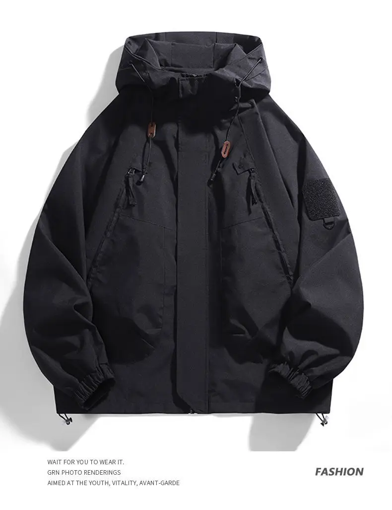 الربيع والخريف الرجال والنساء نفس الأمريكية سترة فضفاضة يندبروف في الهواء الطلق الاتجاه سترة الموضة الاتجاه