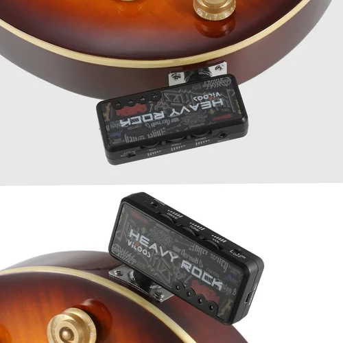 Imagen 2 del producto VITOOS enchufe de guitarra eléctrica Mini amplificador de auriculares Heavy Rock compacto portátil