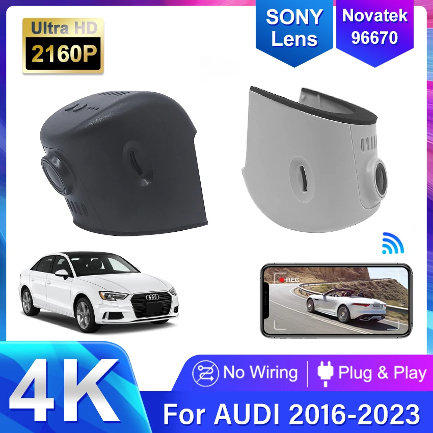 4K 2160P Plug And Play Easy Installation Wifi Video Recorder OEM Style Car DVR For Audi A1 A3 A4 A5 A6 A7 A8 Q3 Q5 Q7 S8 TT