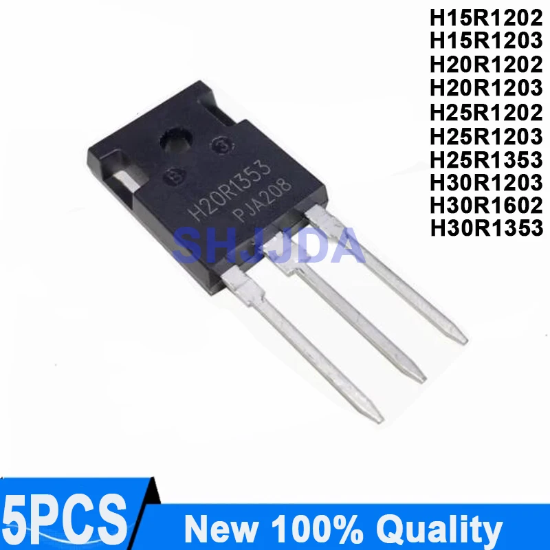 (5 pieces) H15R1202 H15R1203 H20R1202 H20R1203 H25R1202 H25R1203 H25R1353 H30R1203 H30R1353 H30R1602 TO-247 MOS 100% New Quality