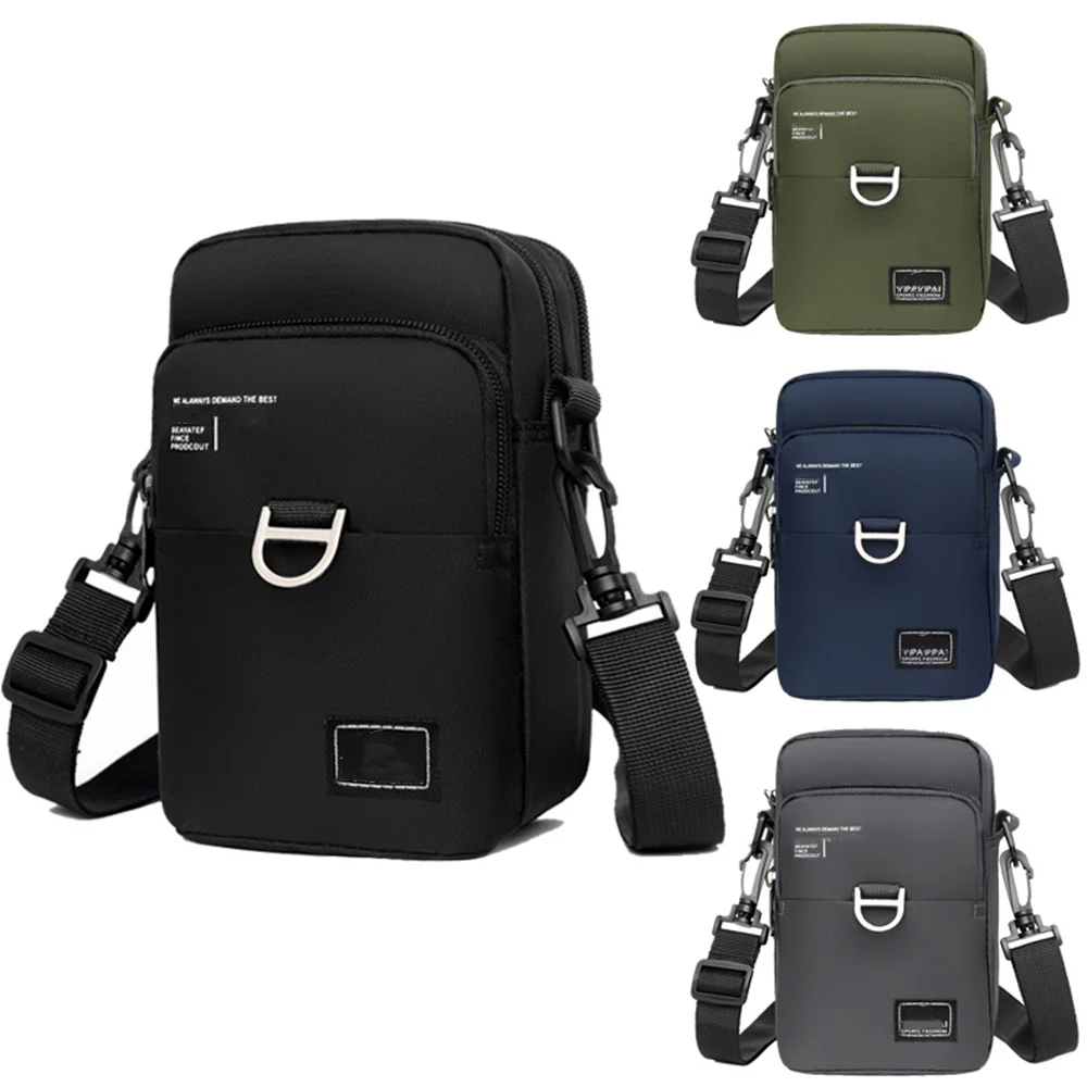 Mobile Phone Bag Coin Purse Key Bag Multifunctional Outdoor Men's Mini Multi Compartment Close Fitting Single Shoulder Backpack