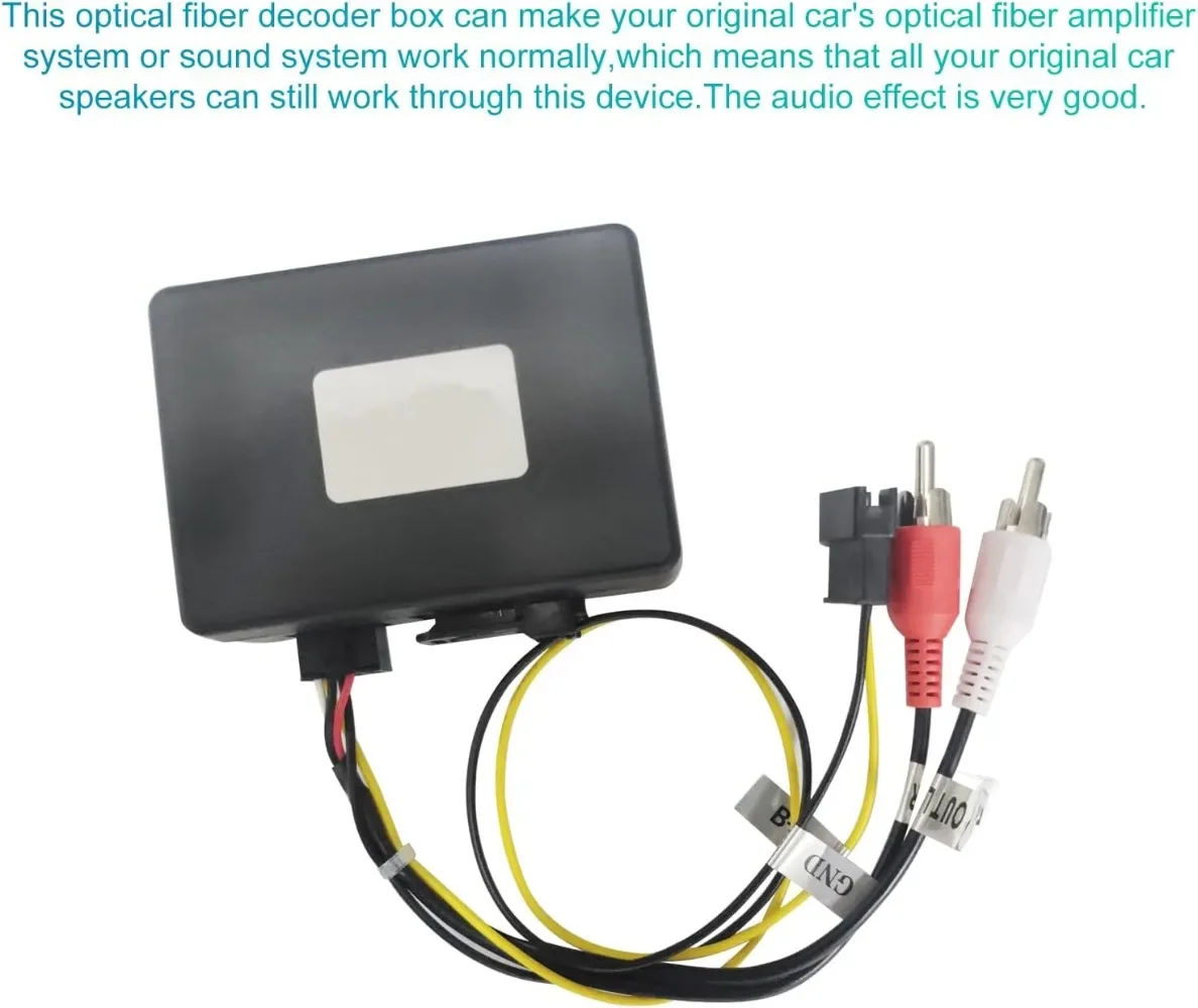For Mercedes Benz Fiber Decoder Most Box Autoradio E CLS SLK SL S CL Series W219 W211 W171 2003 ≤ 2007 Car Stereo Radio Optical