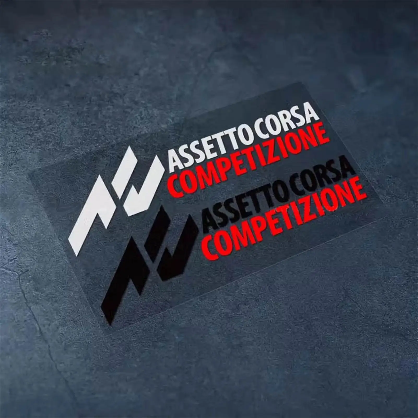 

Наклейка с текстом и логотипом 1 tto Corsa Competizione (белая, черная и красная) водонепроницаемая декоративная наклейка для украшения автомобиля