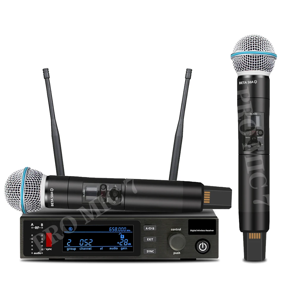 Microphone Accessories QLXD SLXD for Stage Performance, Speech, Singing, Church, Karaoke Party