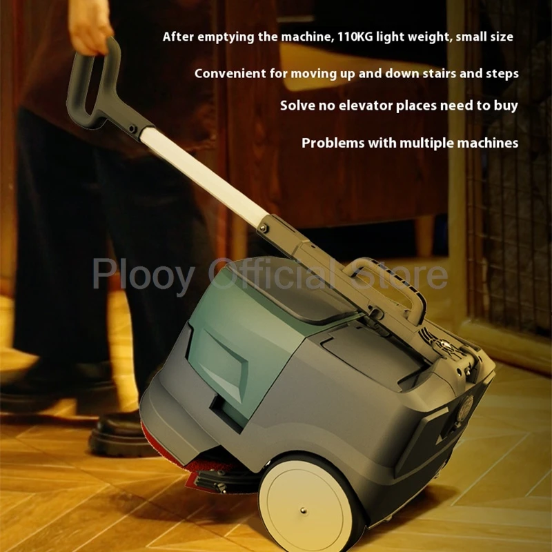150W Industrial Floor Scrubber Mop 260RPM For Commercial Workshop Auto Cleaning Tile Wood Floor Multi Surface Home Appliance