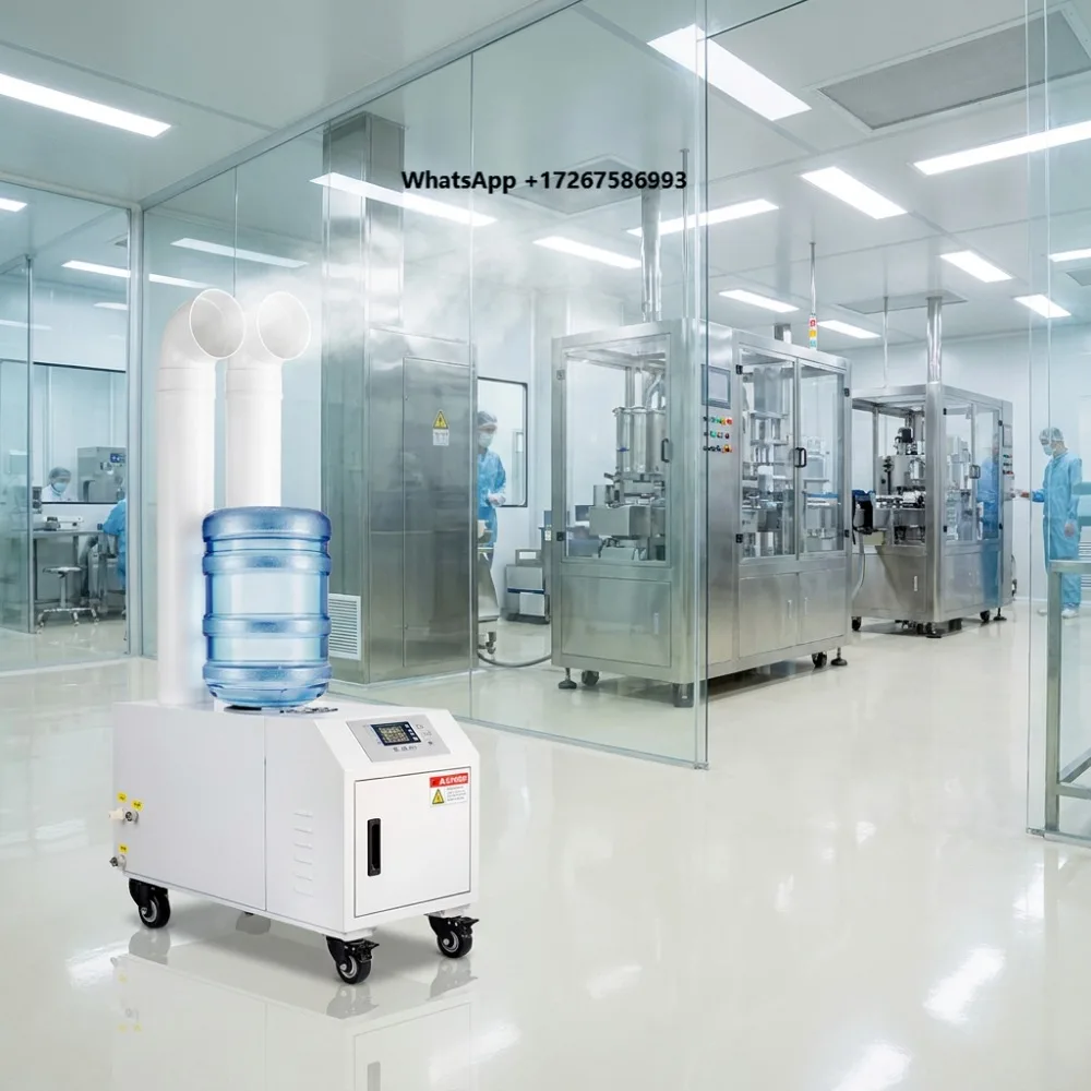 Electric New 9KG/H Commercial Ultrasonic Humidifier with Automatic Water Supply for Grow Room HVAC and Warehouse Applications