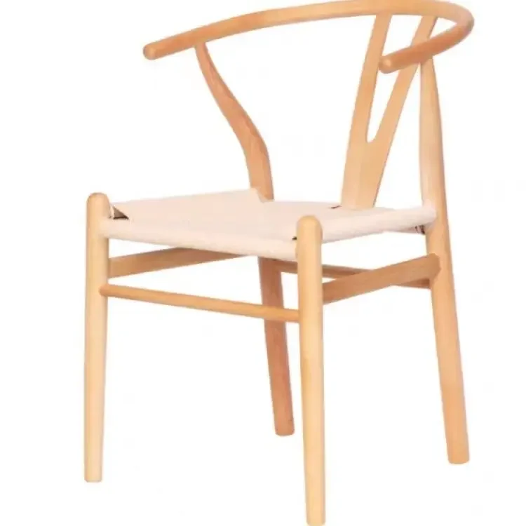 

Full solid wood y chair, Nordic designer solid wood dining chair, leisure backrest, armchair, home study beech wood y chair