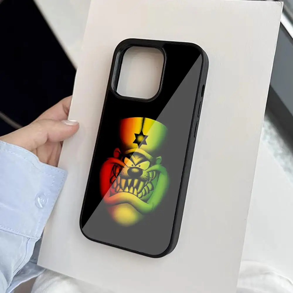 T-Tasmanian Devil Tazs Phone Case For Iphone 15 14 13 12 11 Pro Max Mini 8 Plus Se Xr X Xs 2020 PC+TPU Cover