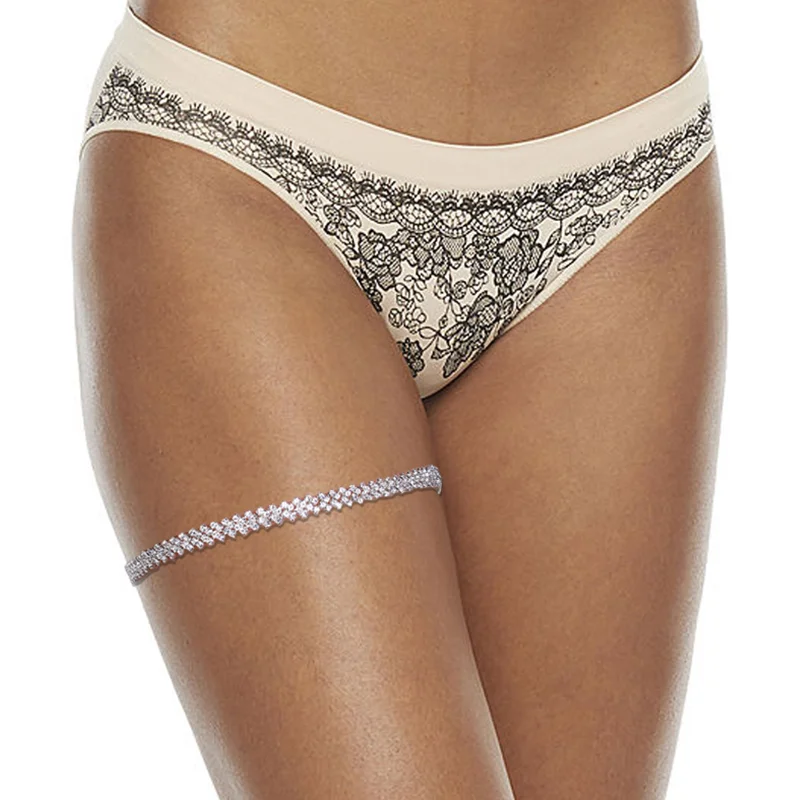 Stonefans مثير حجر الراين الفخذ الساق سلسلة مجوهرات للنساء الفاخرة كريستال مطاطا الجسم سلاسل الفخذ بيكيني ملهى ليلي مجوهرات