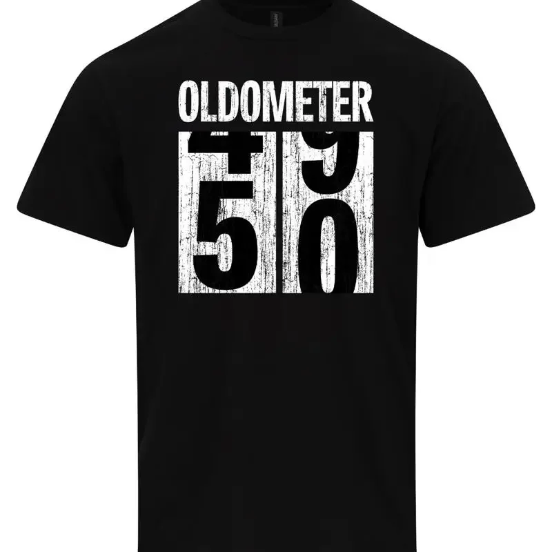 Oldometer 50 T Shirt 50th Birthday Year Old Fifty