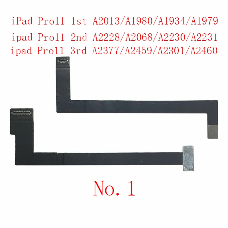 LCD Screen Display Flex Cable For iPad Pro 11 12.9 1st 2nd 3rd 4th 5th 2018 2020 2021 A1980 A2377 A1876 Motherboard Connect Flex