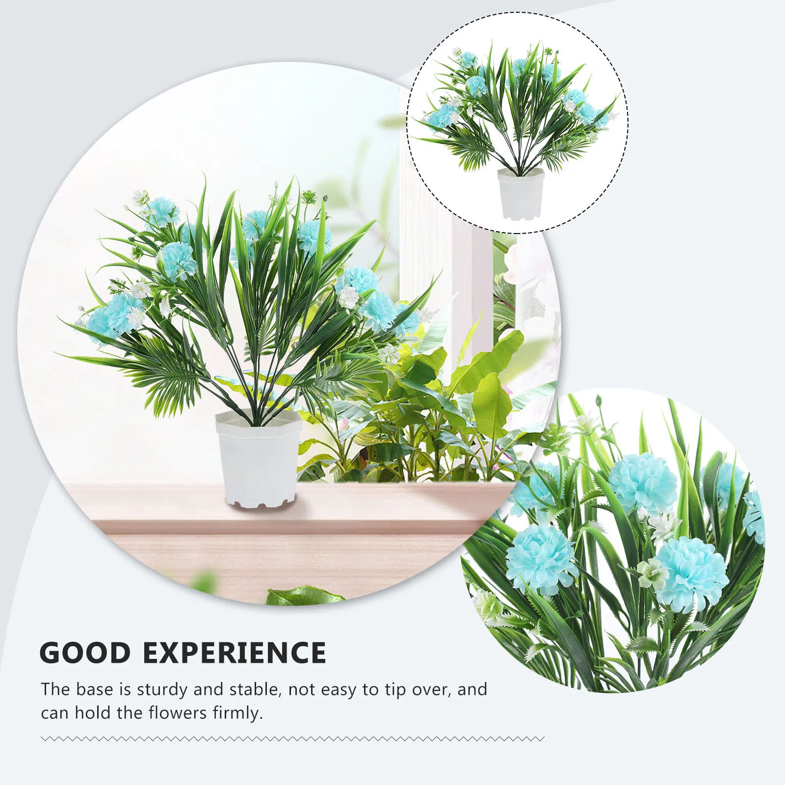 

Artificial Plants for Decor Indoor Flower Ornament Faux Flowers Decoration Decorations