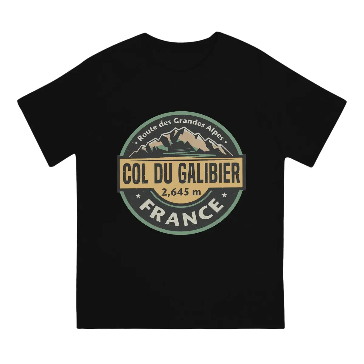 Col Du Galibier Special TShirt Route Casual T Shirt Summer T-shirt For Adult