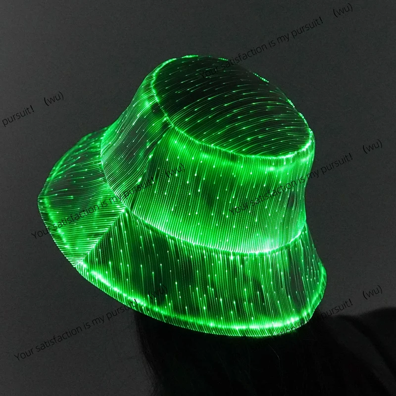 New, men, women, fiber optic fabric bucket hat