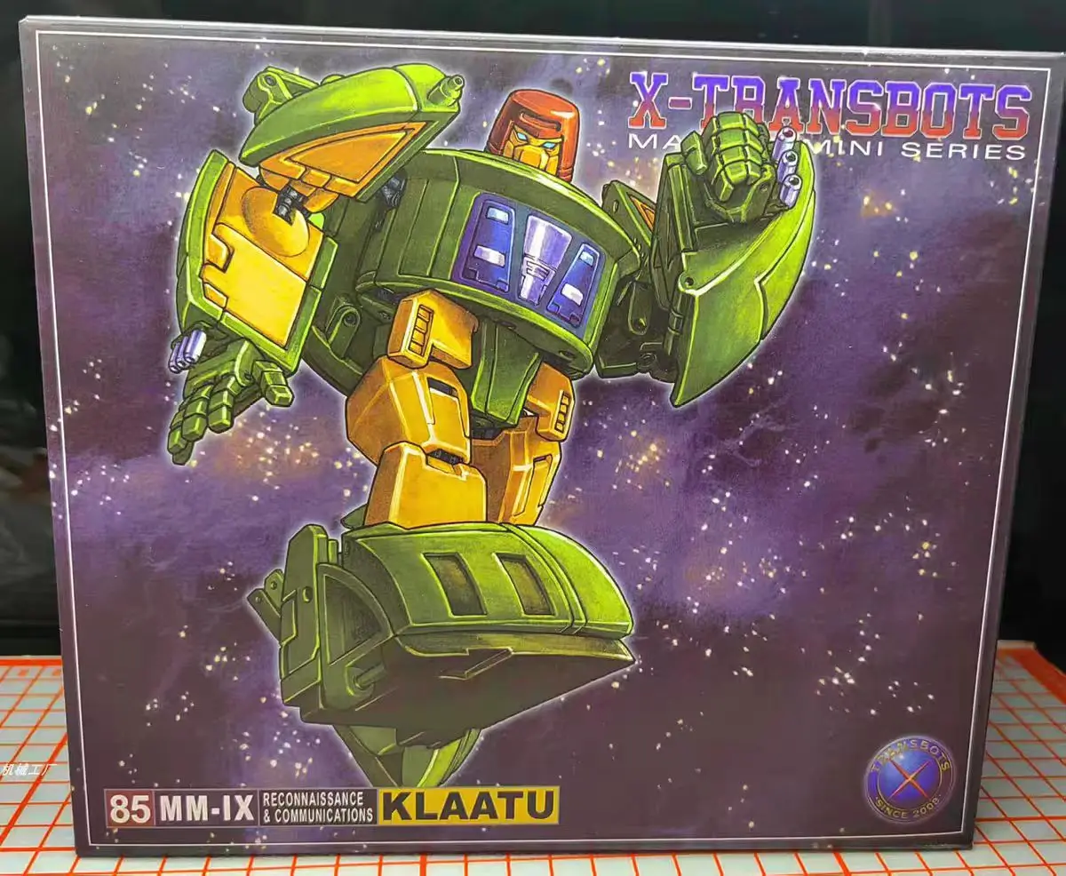 

In Stock New X-Transbot Transforming Toys MM-9 + MM9 + Cosmic Green Metallic G1 Anime Model Toys for Boys Gifts Original Box