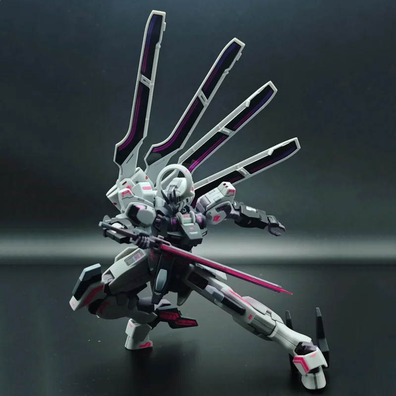 HG 1/144 Schwarzette The Witch From Mercurys Mech Assembly Model Kits Action Figures Desktop Ornament Doll Boys' Puzzle Toy Gift