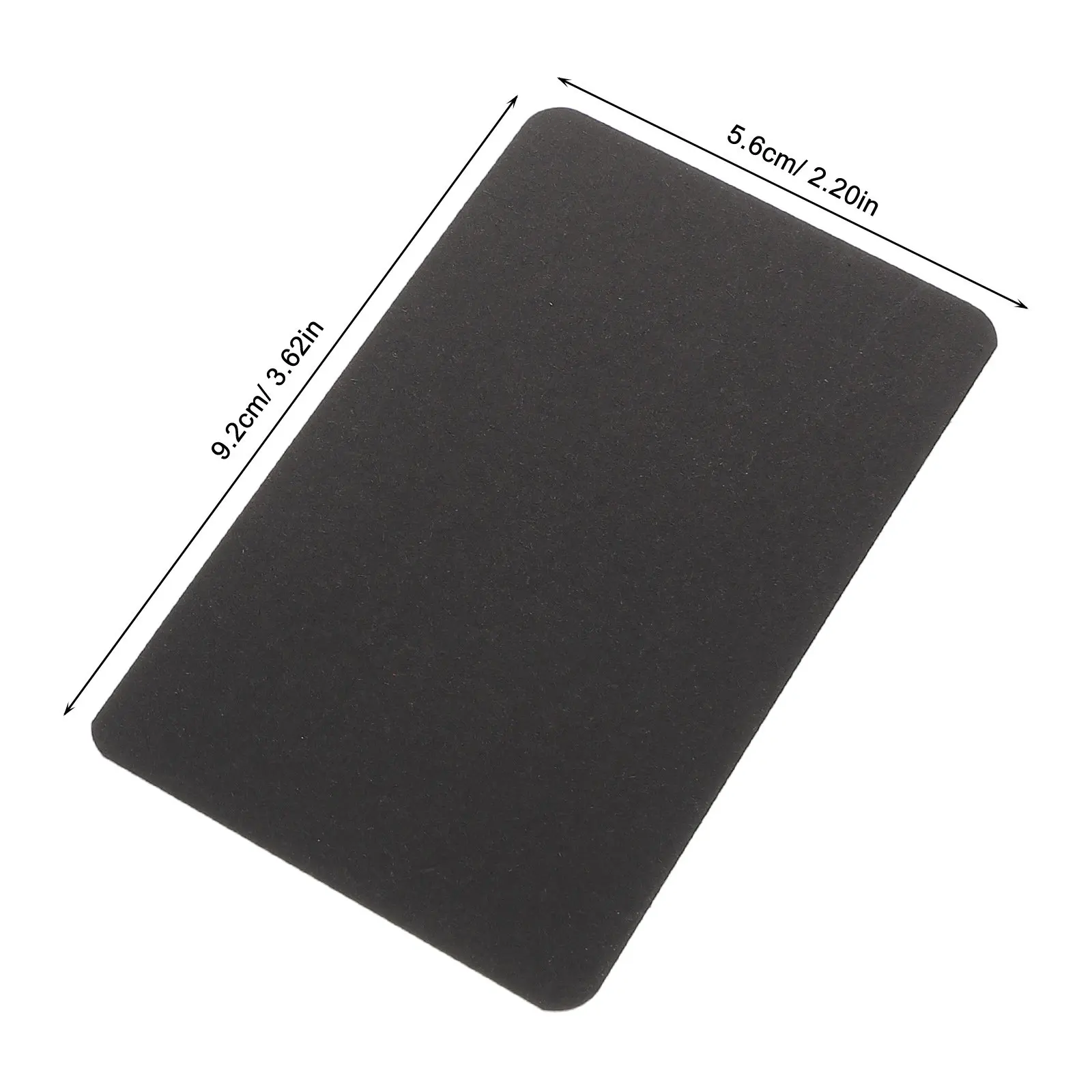 200Pcs Black Blank Cardstock Note Cards Writable Double Sided Flashcards for Vocabulary Study Revision Journaling Invitations