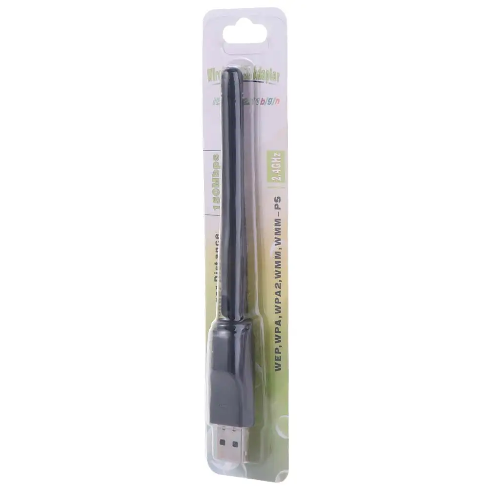 Wi-fi Dongle 150Mbps MT7601 Network Card MT7601/8188 2.4GHz 150Mbps USB Wifi Adapter Antenna Freely-rotating Wifi Receiver