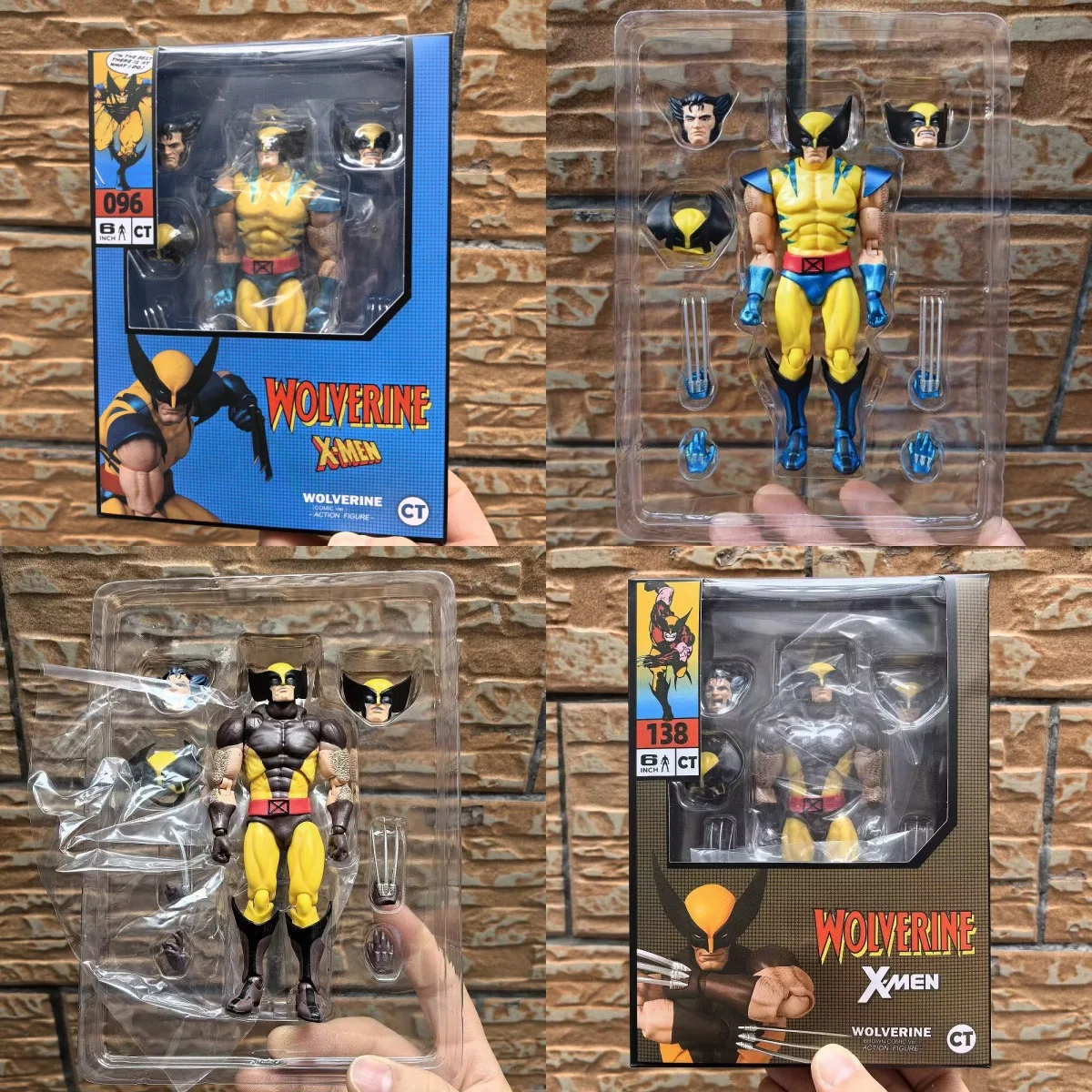 Ct Toys Wolverine 15cm Mafex 138 Brązowa Figurka Komiksowa X-Men Anime Figurka Akcji Model Statua Personalizowane Prezenty Zabawki