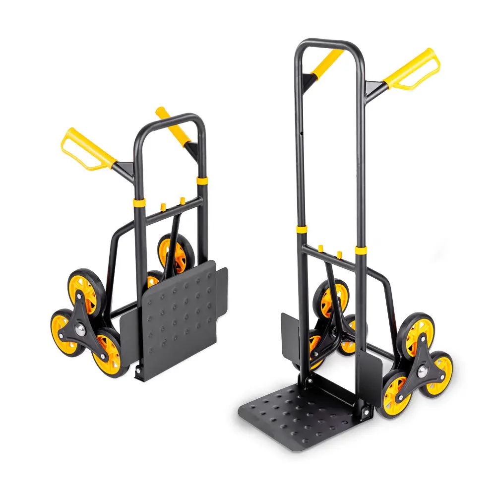 Heavy-Duty Thickened Others Four-wheel Foldable Trolley Multifunctional Household Luggage Cart Climb Feature Various