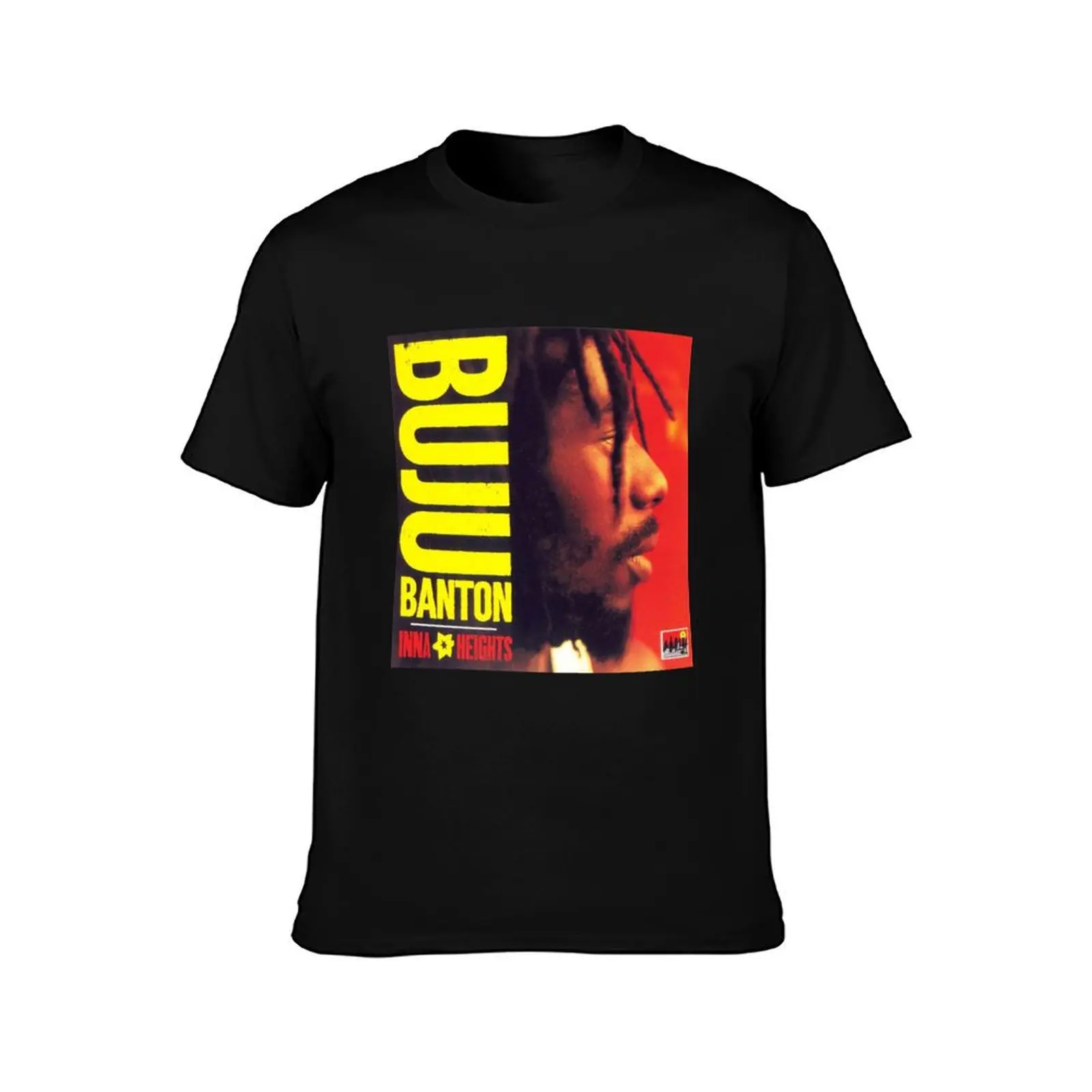 Buju Banton Inna Heights T-Shirt Sweat Absorbing Sports Tee Shirt T-Shirt