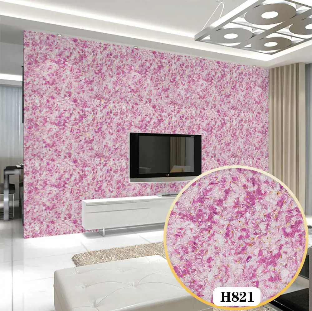 H821 Silk Plaster Liquid Wallpaper Wall Grace Coating Covering Paper