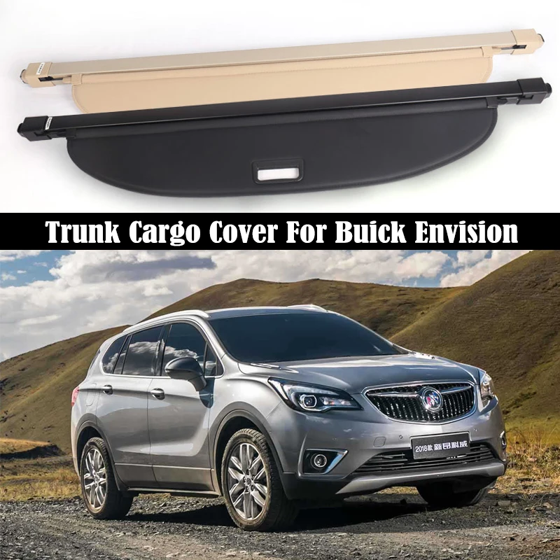 

Trunk Cargo Cover For Buick Envision 2014-2021 Security Shield Rear Luggage Curtain Retractable Partition Privacy Car Accessorie