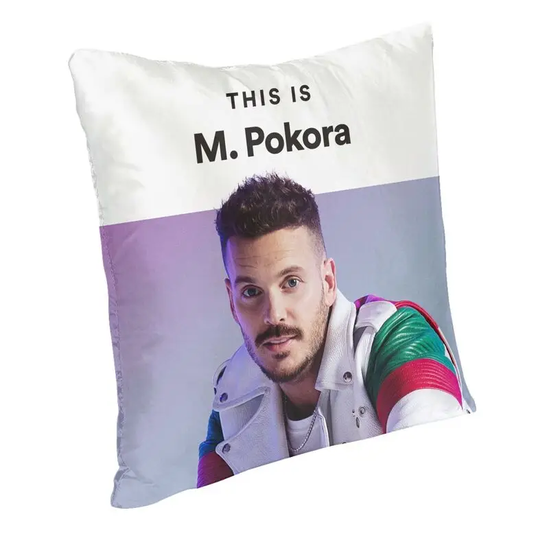 This Is Matt Pokora Throw Pillow Case Home Decorative 3D Double-sided Printed France Actor Square Cushion Cover for Sofa