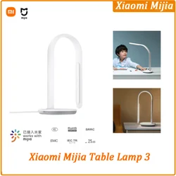 New Xiaomi Mijia Table Lamp 3 LED Smart Reading Light 10 Level Touch Dimming Desk Bedside Student Ambient Light Sensor