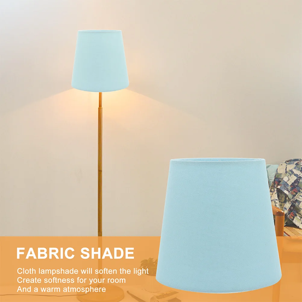 

Fabric Lampshade Cloth Lampshades Table Light Cover Chandelier Office Pleated Woven Barrel Floor Dust Protection Durable Warm