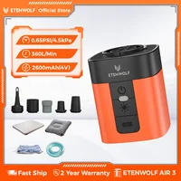 ETENWOLF AIR 3 bomba de aire eléctrica inalámbrica 2600mAh luz de Camping pequeño inflador deflactor bomba al aire libre flotadores de piscina almohadillas para dormir
