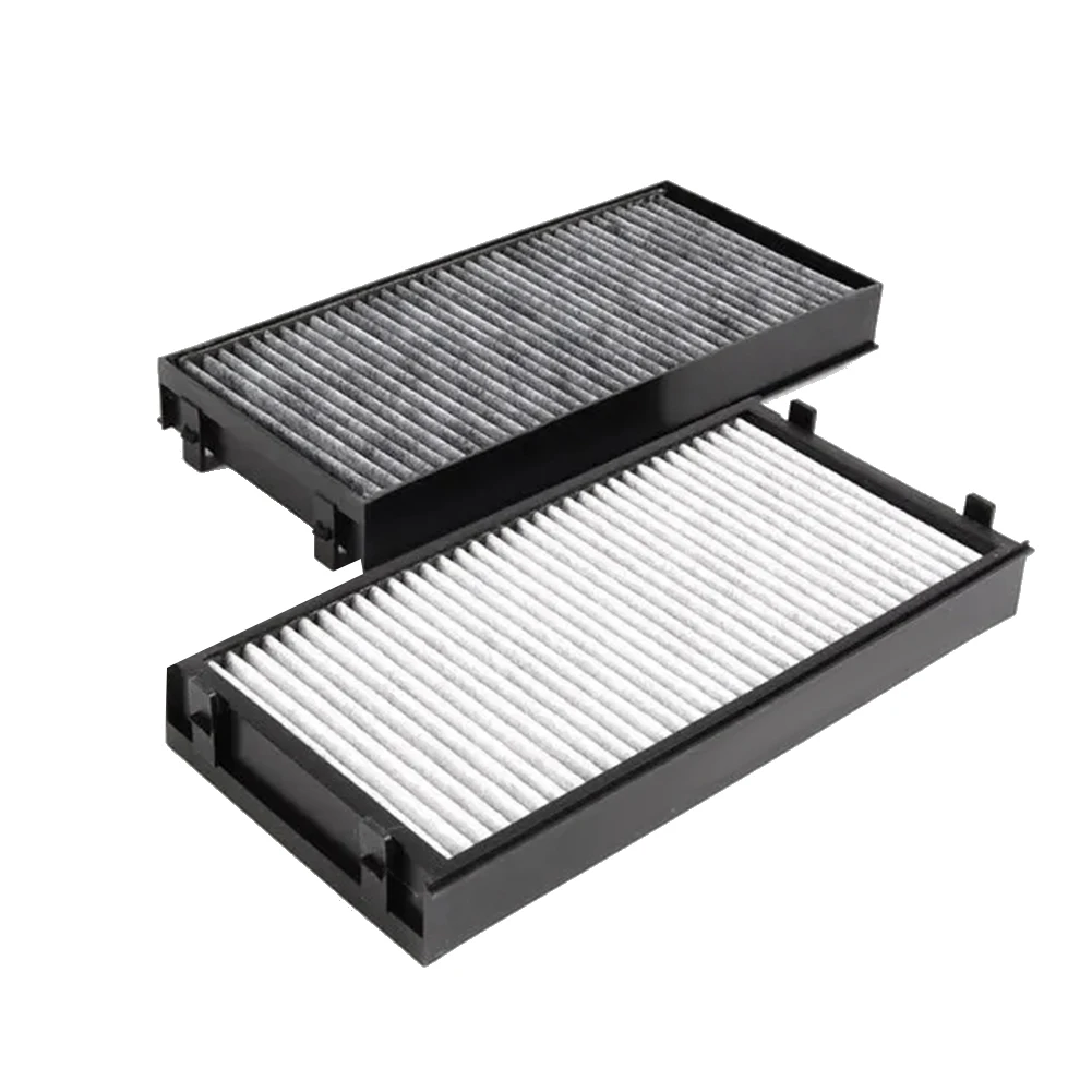 64119248294 2Pcs Cabin Air Filter for -BMW E70 X5 E71 X6 F01 F02 F07 F10 Activated Carbon ABS 64319945586