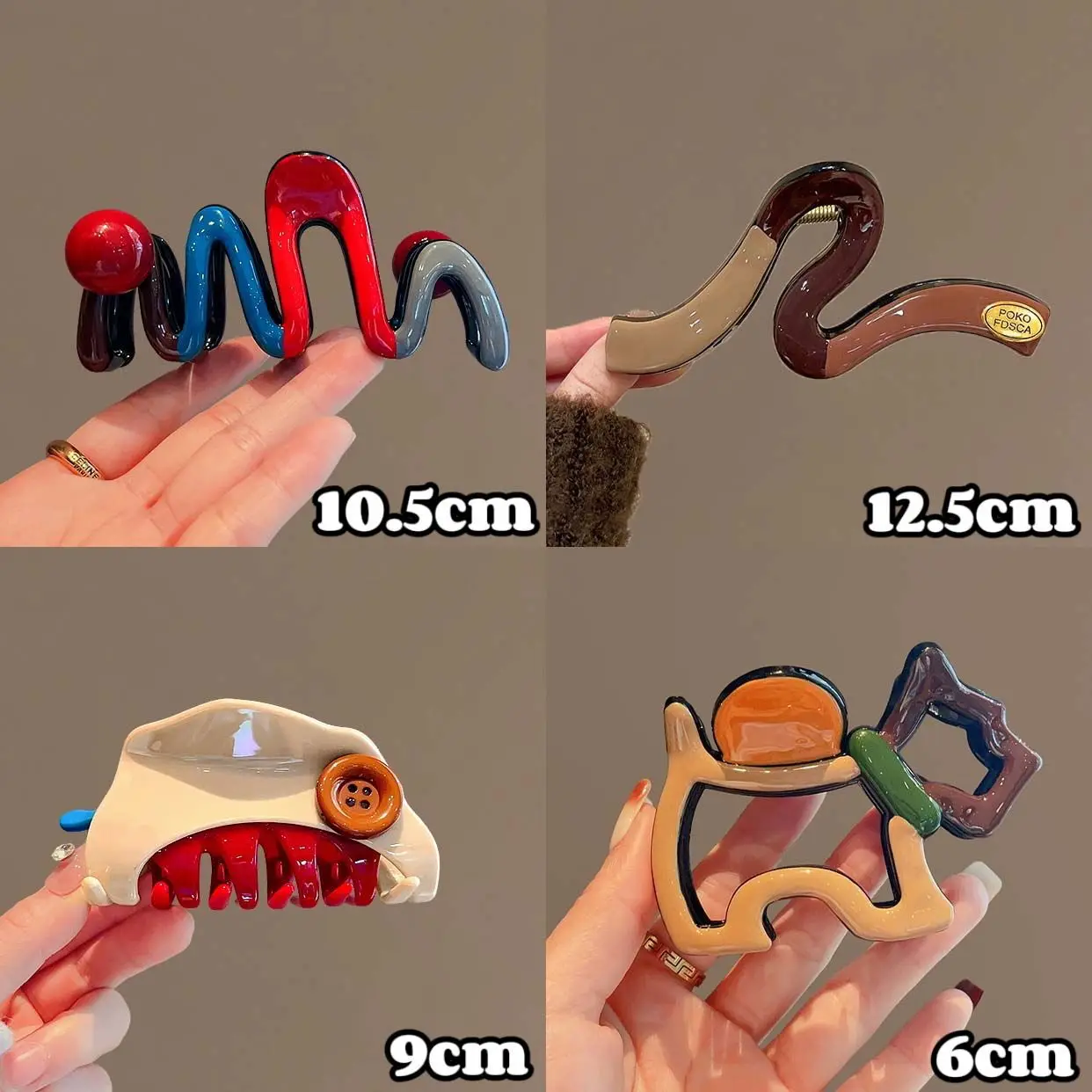 High Quality Design Dog Hair Clip,Cute Colored Shark Clip, New Headband with A Back of The Head Grip Clip, Home Accessories Gift