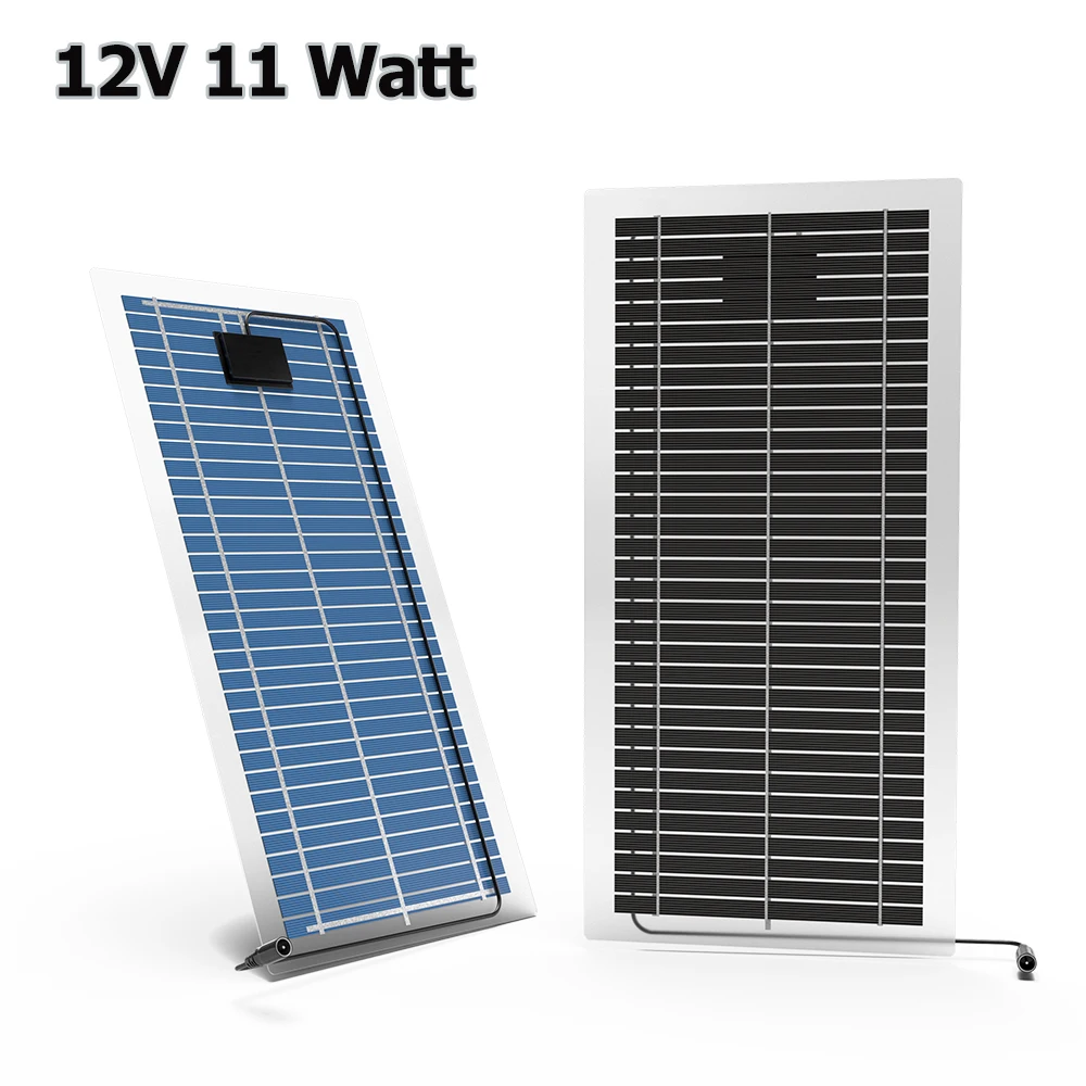 Xinpuguang 12v 10w flexible Monocrystalline solar panel cell DCphotovoltaic solar energy module 12volt DIY battery phone adapter