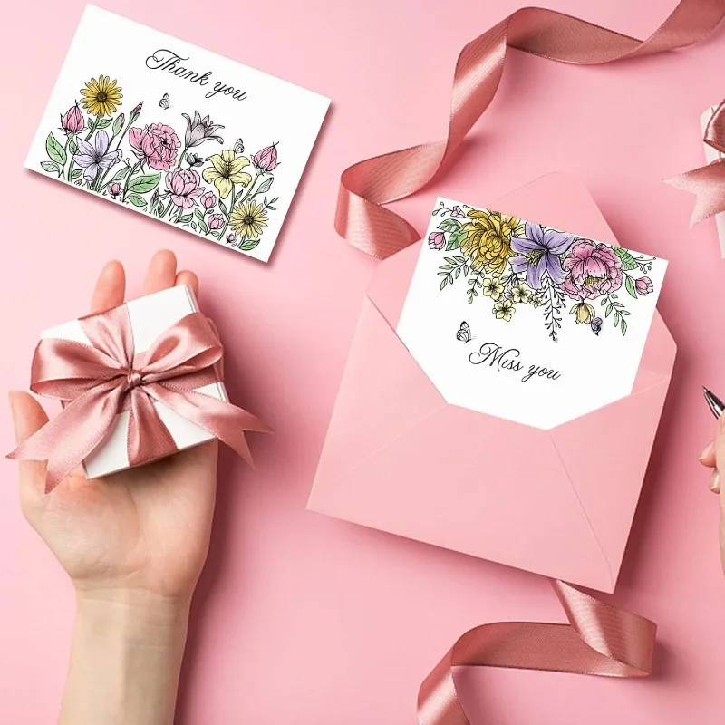 1Sheet Flower Background Clear Stamps Leaves Rubber Stamps Wishing Words Silicone Stamps Silicone Transparent Seal Stamps