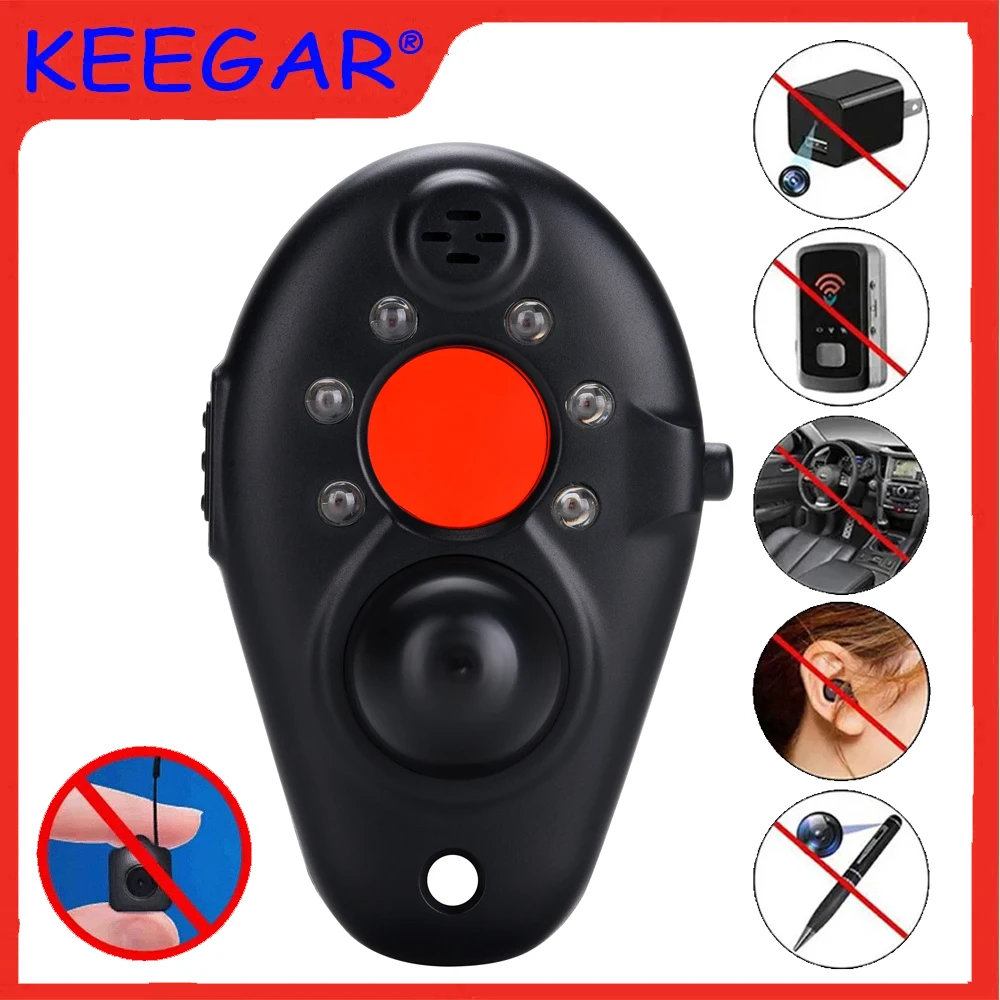 

Hidden Camera Scanner Wireless RF Signal Finder Wifi Anti Candid Camera Things Devices Radio GPS Lens Spy-Cameras Bug Scanner