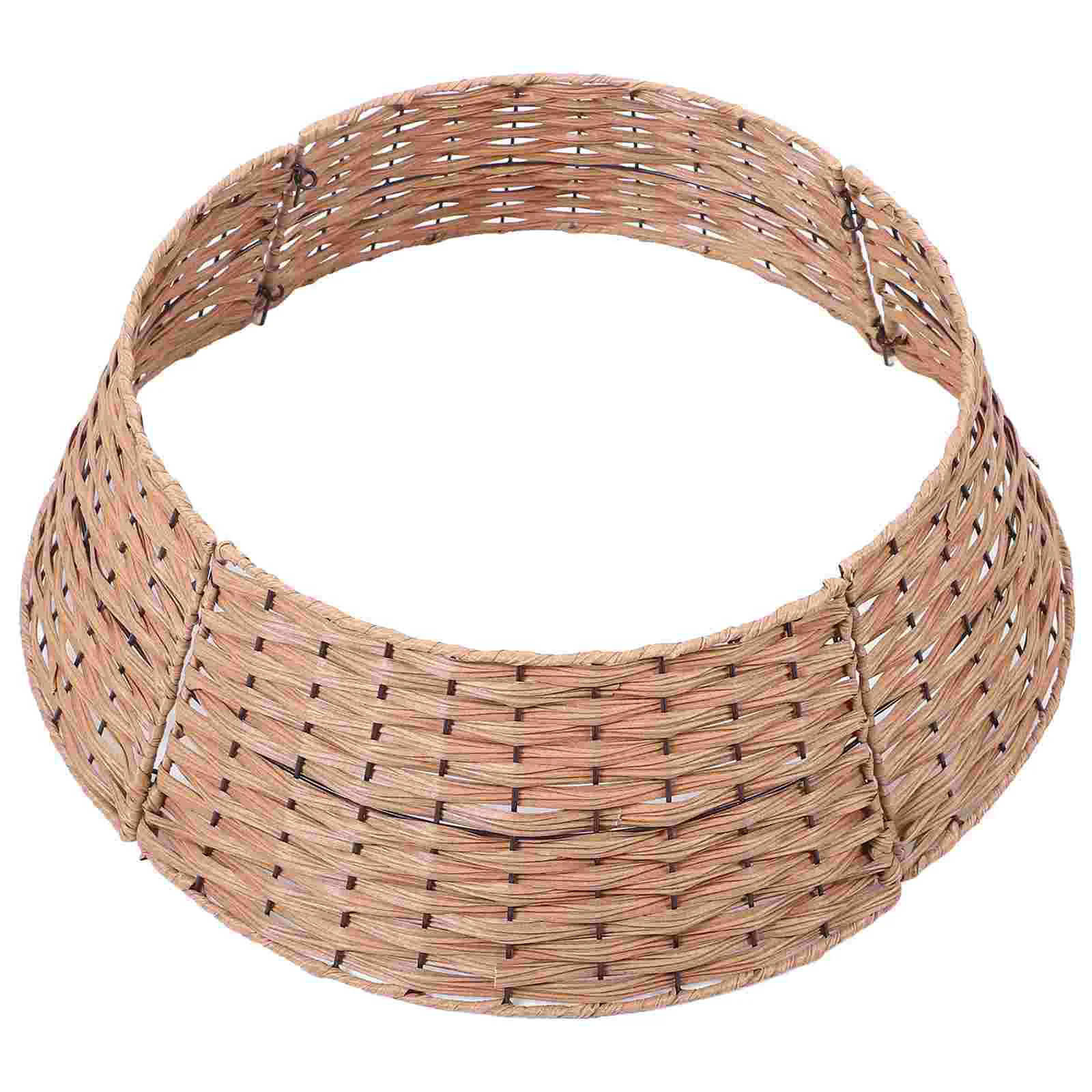 

Christmas Tree Base Fence Decoration Round Xmas Skirt for Decorative Decorations Collar Collars Pencils