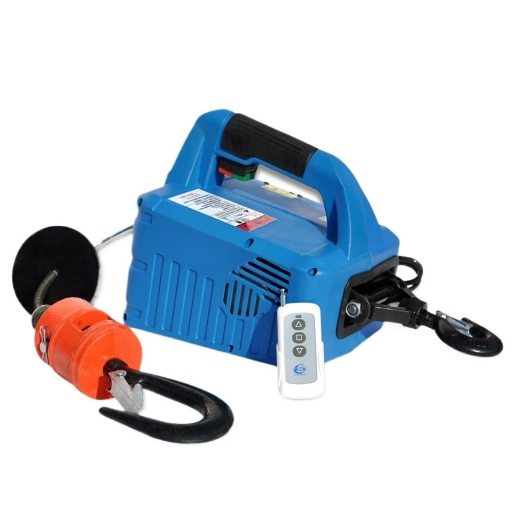 

Installation of elevator 110/220V remote control portable traction hoist, miniature decoration air conditioner