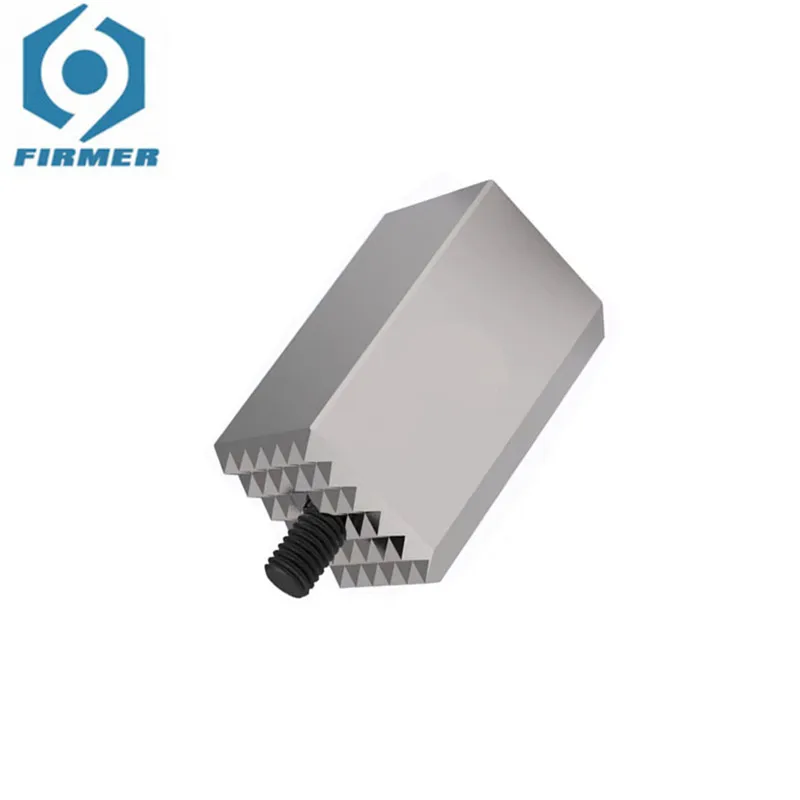 25 Type Sharp Teeth Square 25x25x40mm Hardness 48~52 HRC Assembly TJ-M0001 Fine Grinding Sharp Teeth Design Anti-slip