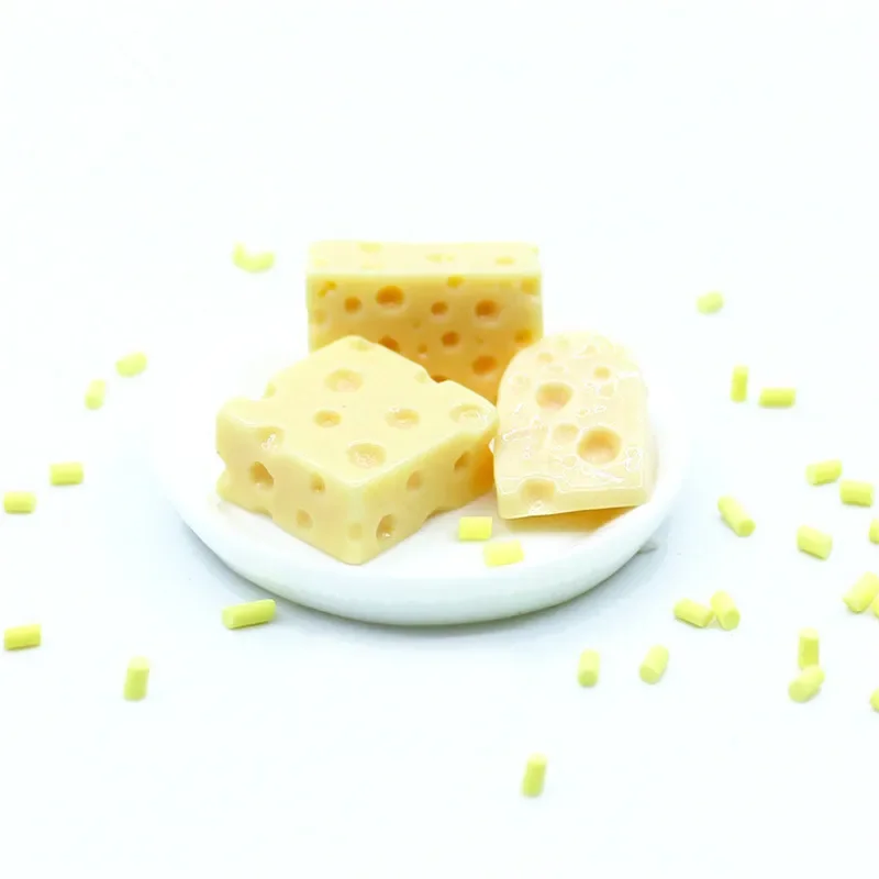 10 Stücke Mini Käse Maus Miniatur Puppenhaus Frühstück Pretend Play Küche Kleine Puppe Lebensmittel Spielzeug Zubehör – Detail 7